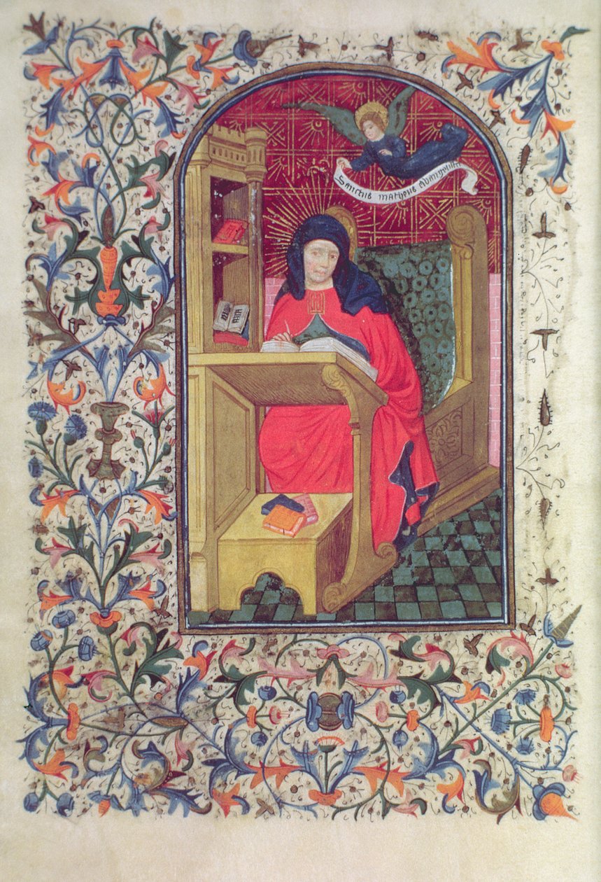 Ms Gen 288 f.266v Gelehrter, um 1460 von French School