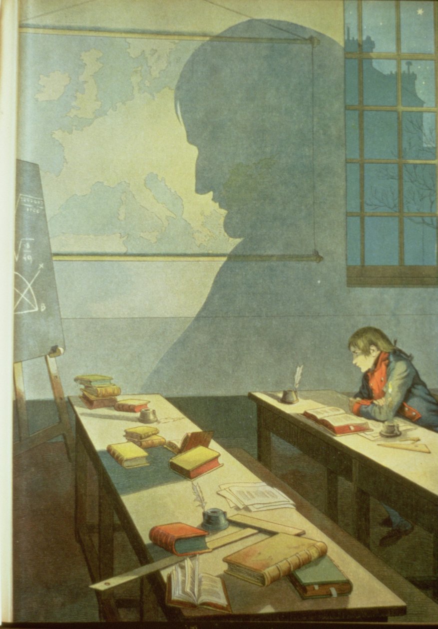 Napoleon als Schuljunge, Illustration aus 
