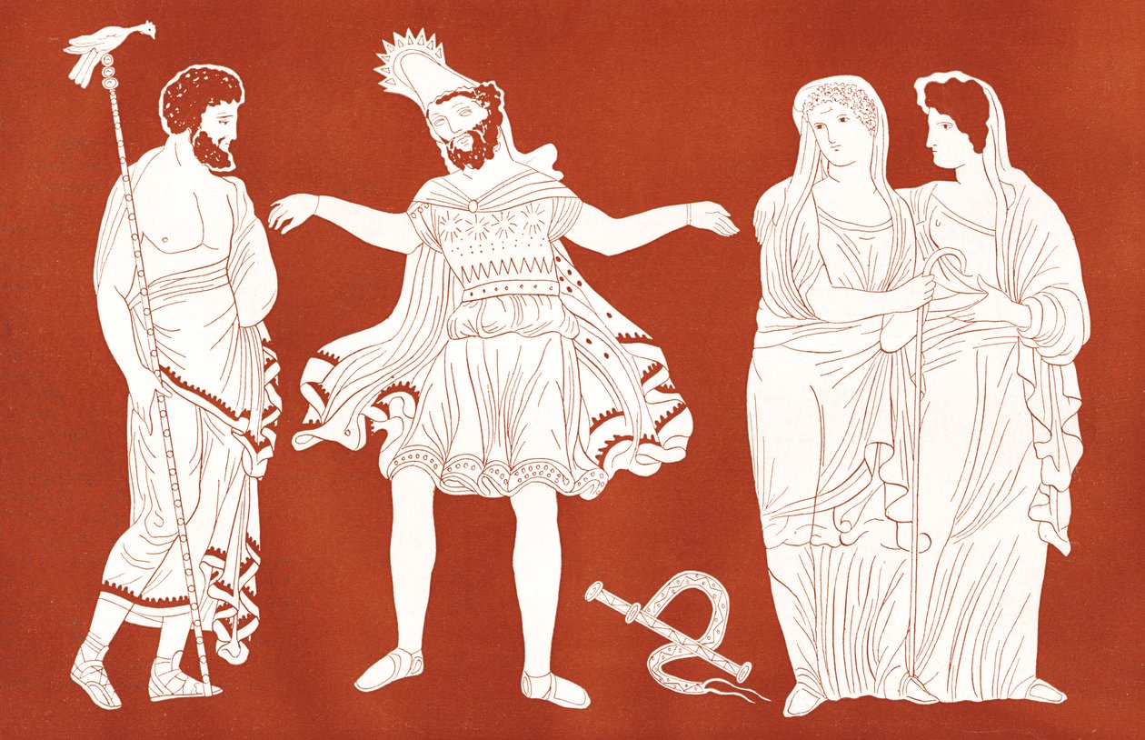 Ödipus mit Tiresias, aus 