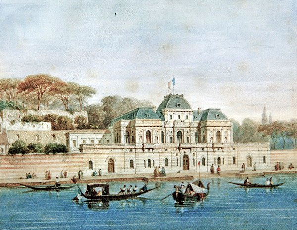Palast des französischen Botschafters in Konstantinopel von French School