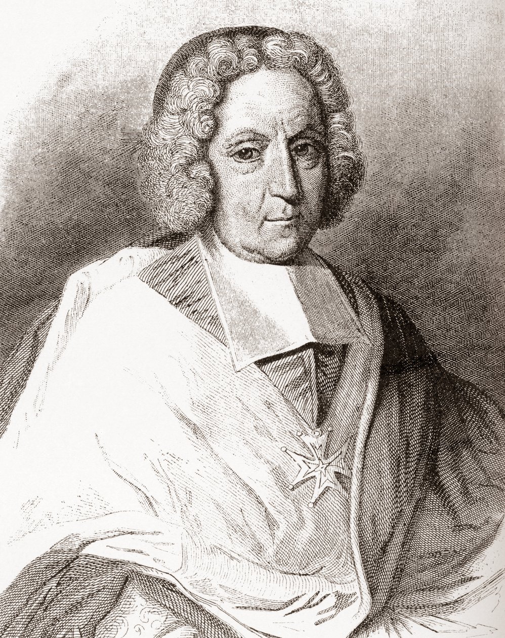 Pierre-Paul Guérin de Tencin, 1679-1758. Französischer Geistlicher, Erzbischof von Embrun und Lyon, und Kardinal. Aus Les Heures Libres, veröffentlicht 1908. von French School
