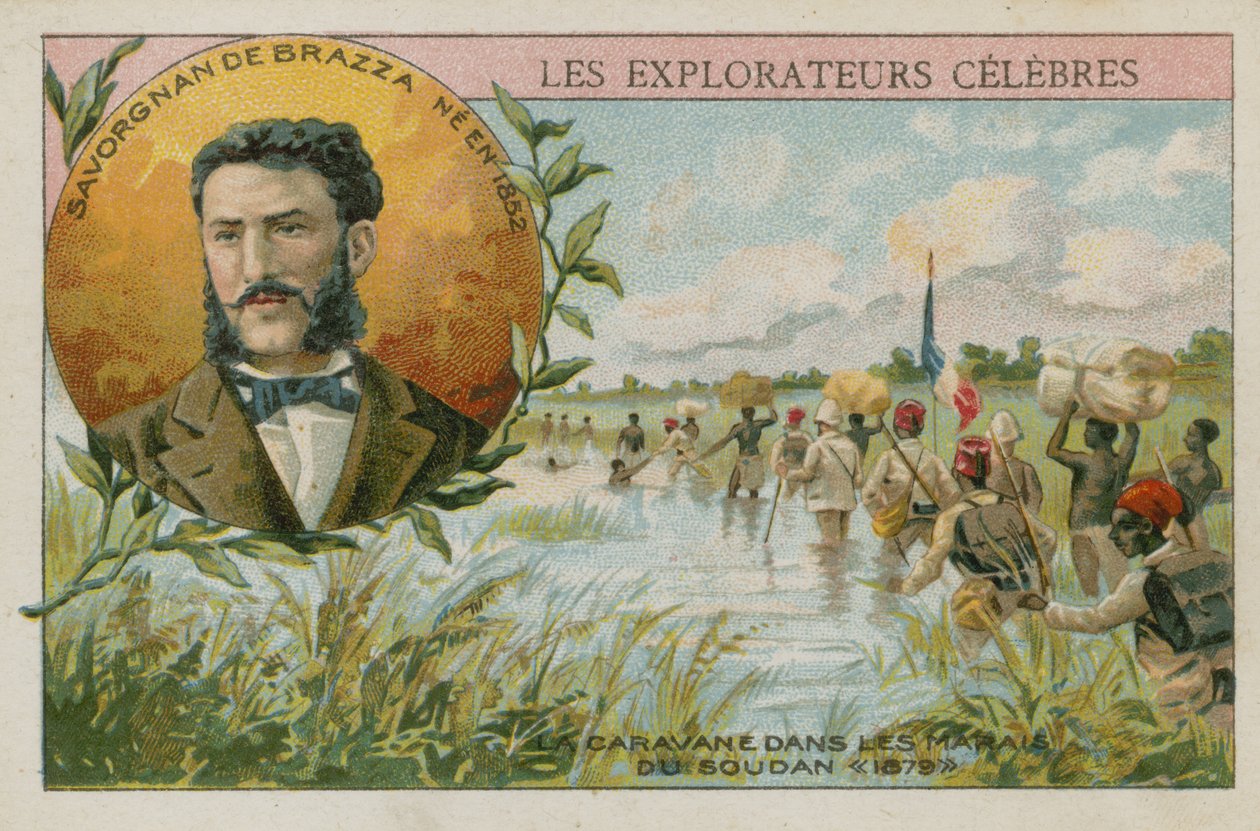 Pierre Savorgnan de Brazza, italienisch-französischer Entdecker von French School