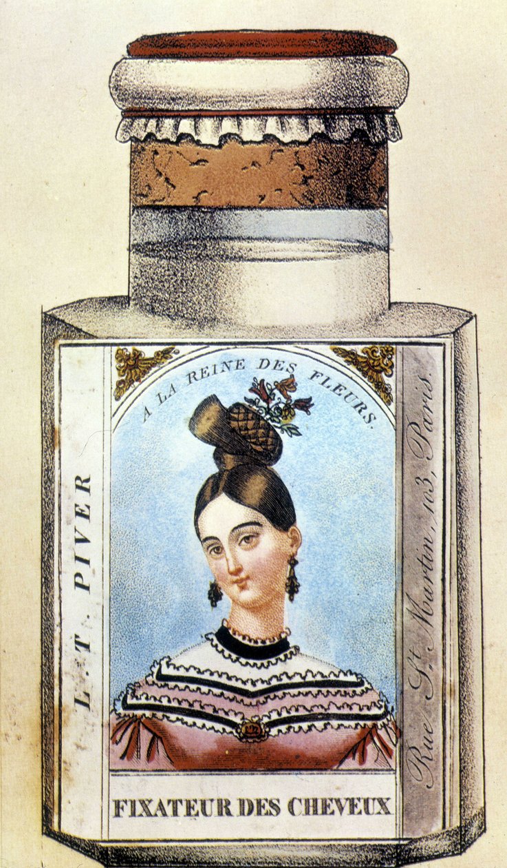 Piver Haarfixierflasche, um 1830 von French School
