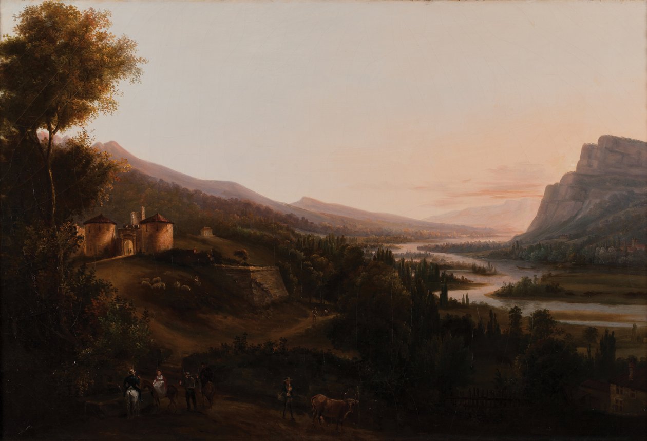Pontcharra-Tal oder Isère-Tal, Château Bayard von French School