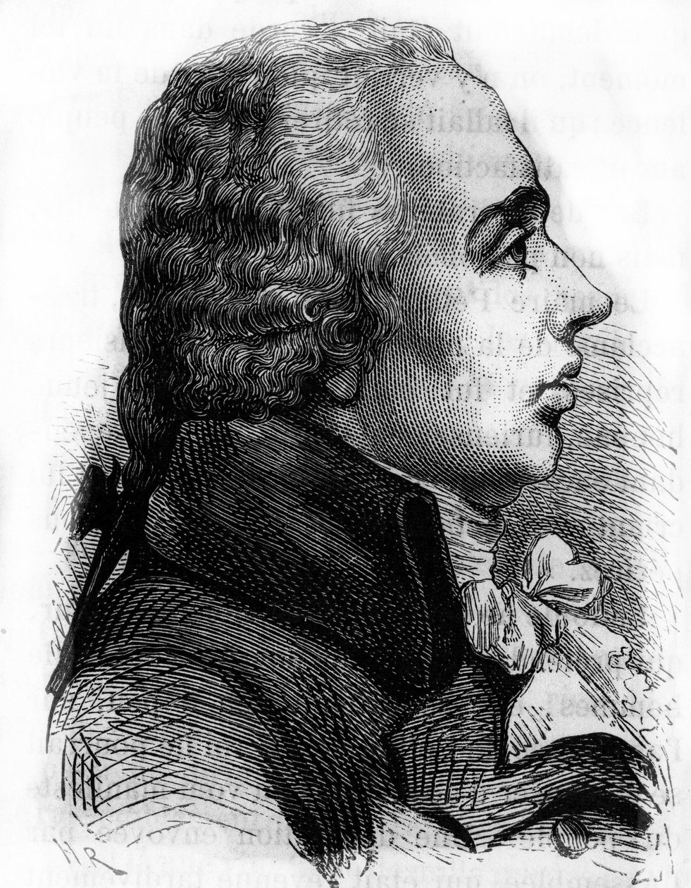 Porträt von Adrien Marie Legendre, französischer Mathematiker (1752-1833). von French School