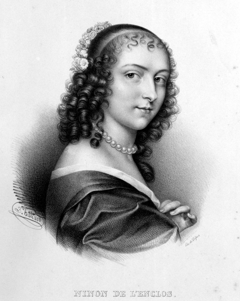 Porträt von Anne „Ninon“ de l