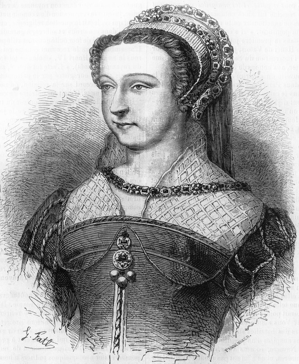 Porträt von Anne d