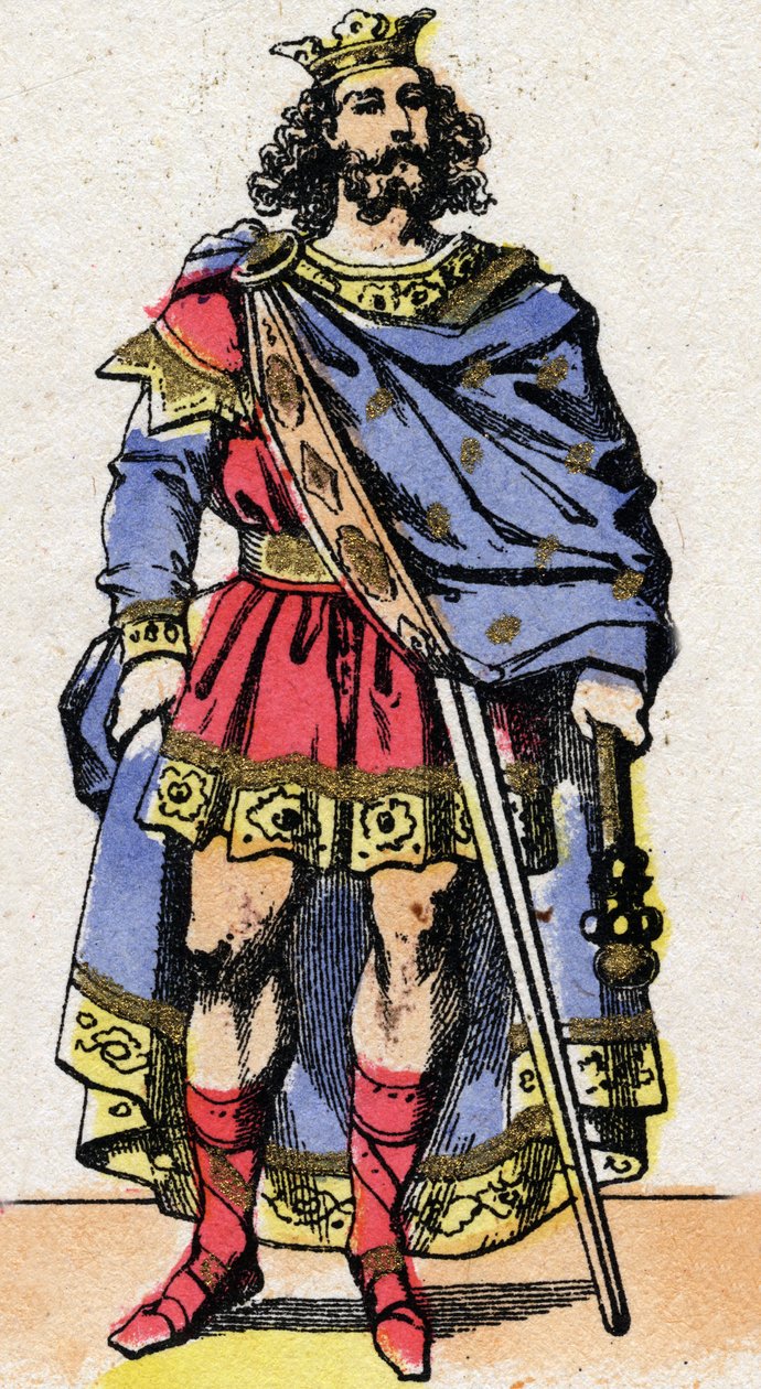 Porträt von Charibert, König der Franken von French School