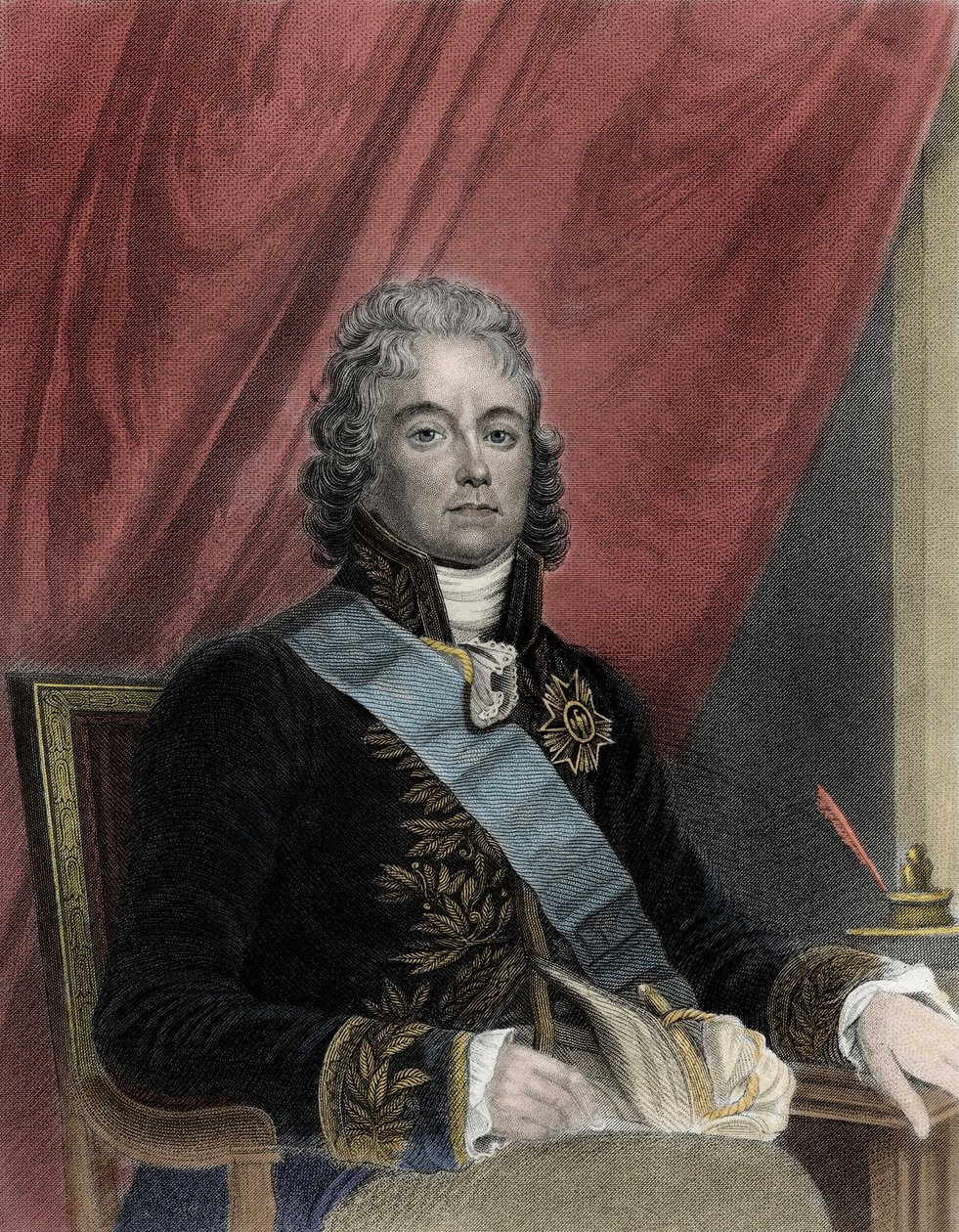 Porträt von Charles Maurice de Talleyrand-Périgord (1754-1838), französischer Politiker. von French School