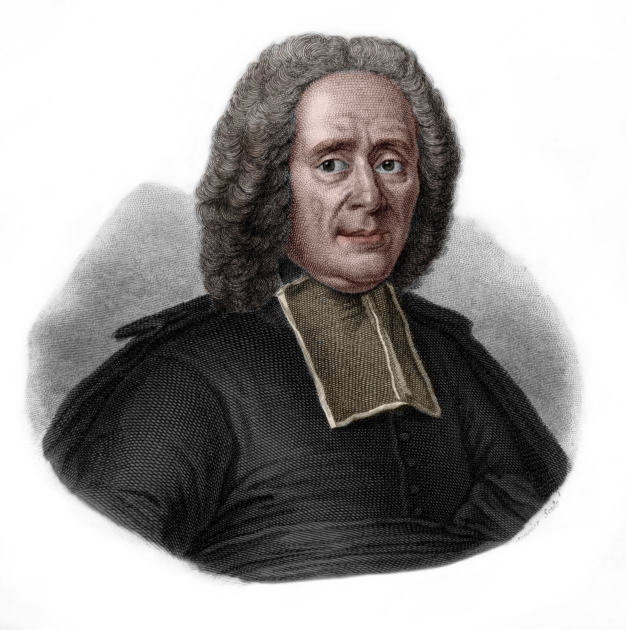 Porträt von Charles Rollin von French School