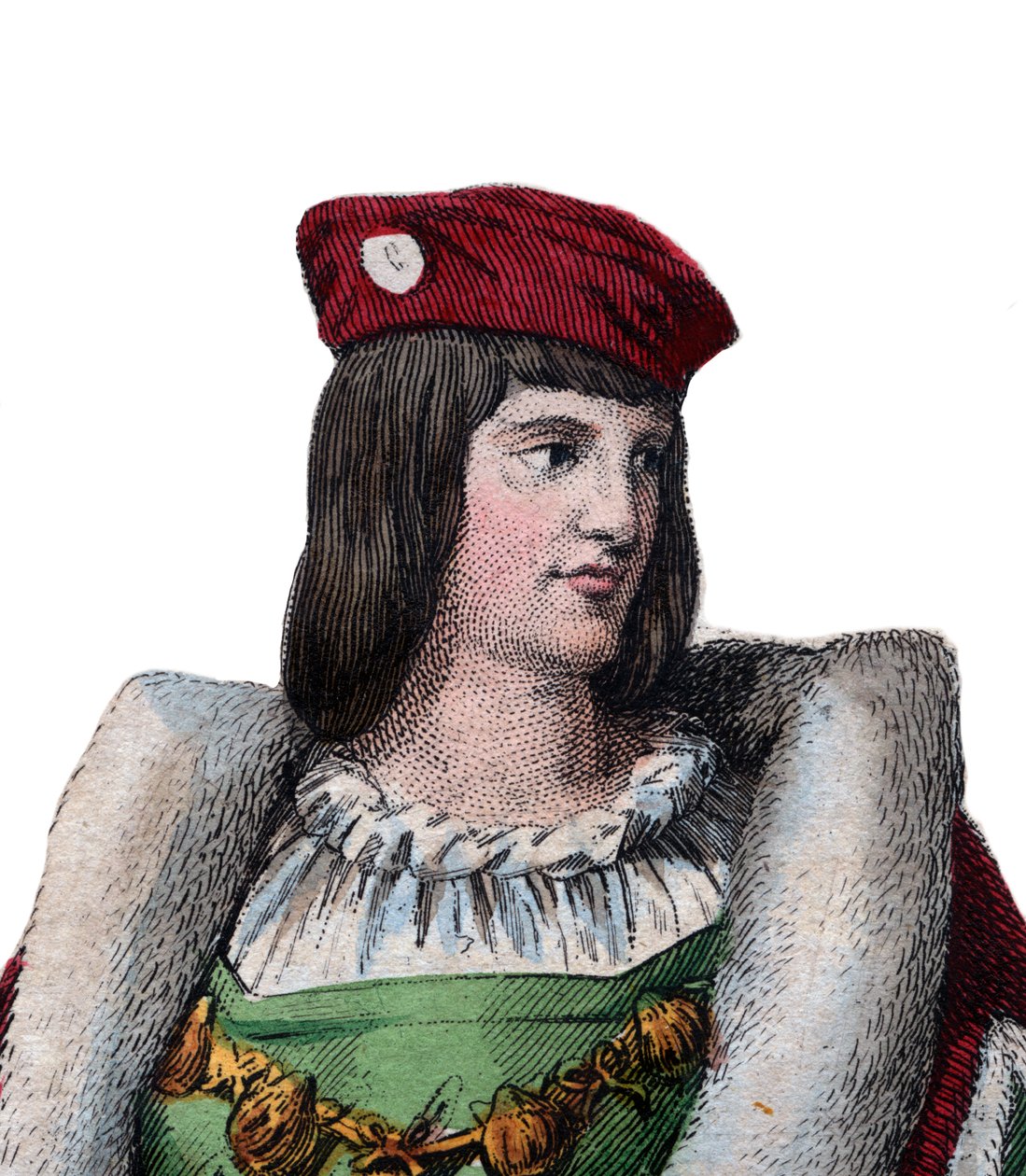 Porträt von Karl von Valois, Herzog von Orléans (1394-1465), französischer Dichter und Vater von König Ludwig XII. von Frankreich von French School