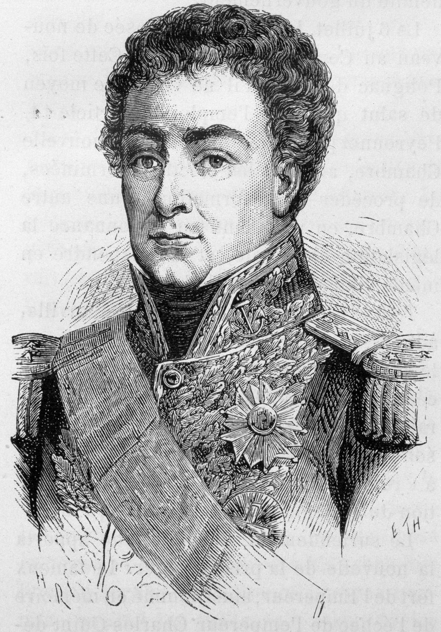 Porträt von Duperré, Admiral und Pair von Frankreich (1775 - 1846) - in „L