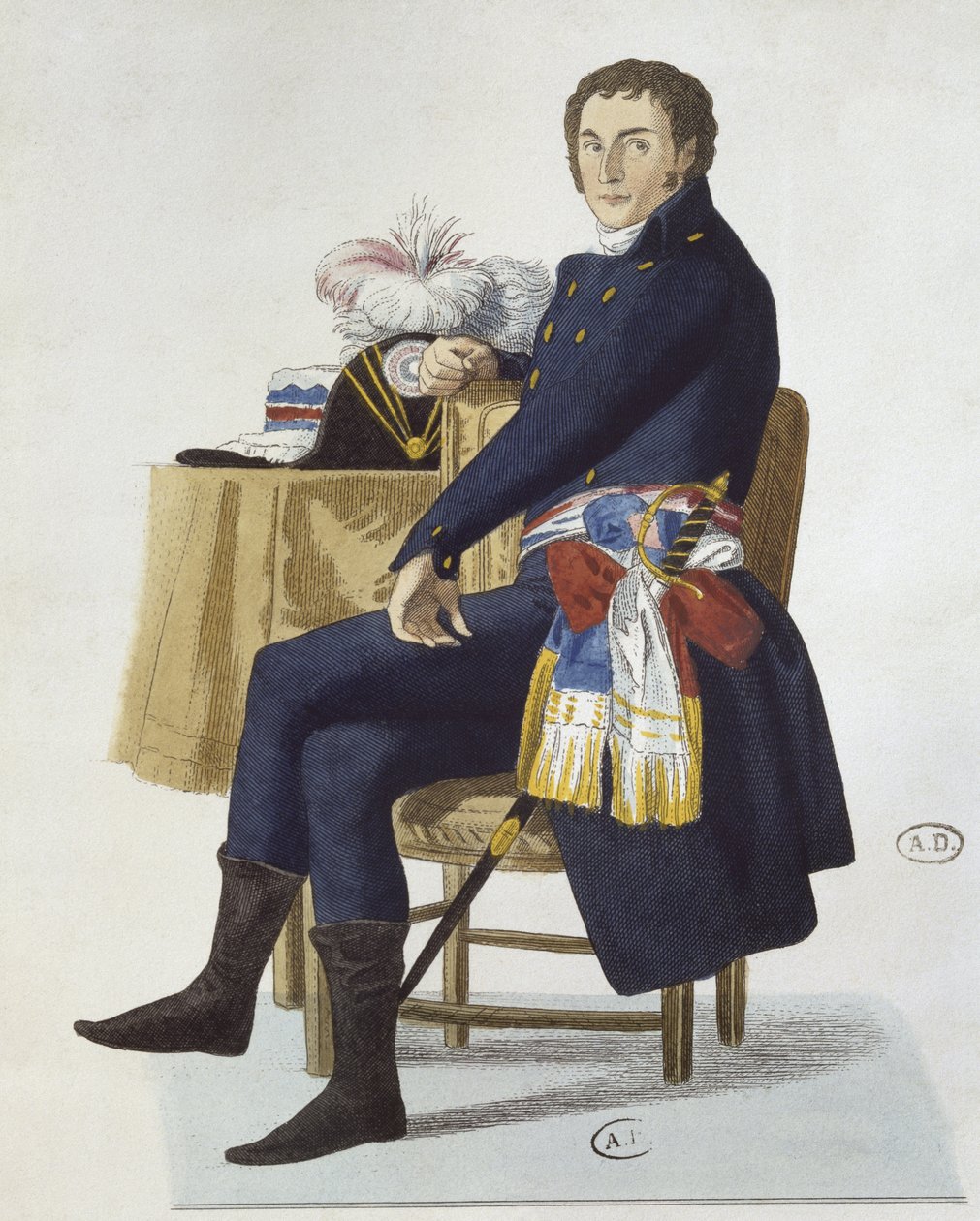 Porträt von Ferdinand Guillemardet, 1798 von French School