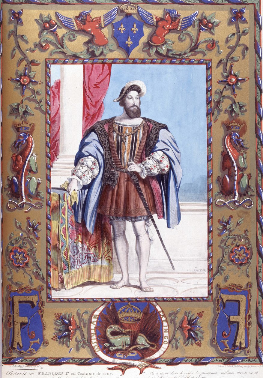 Porträt von Franz I. im Hofkostüm von French School