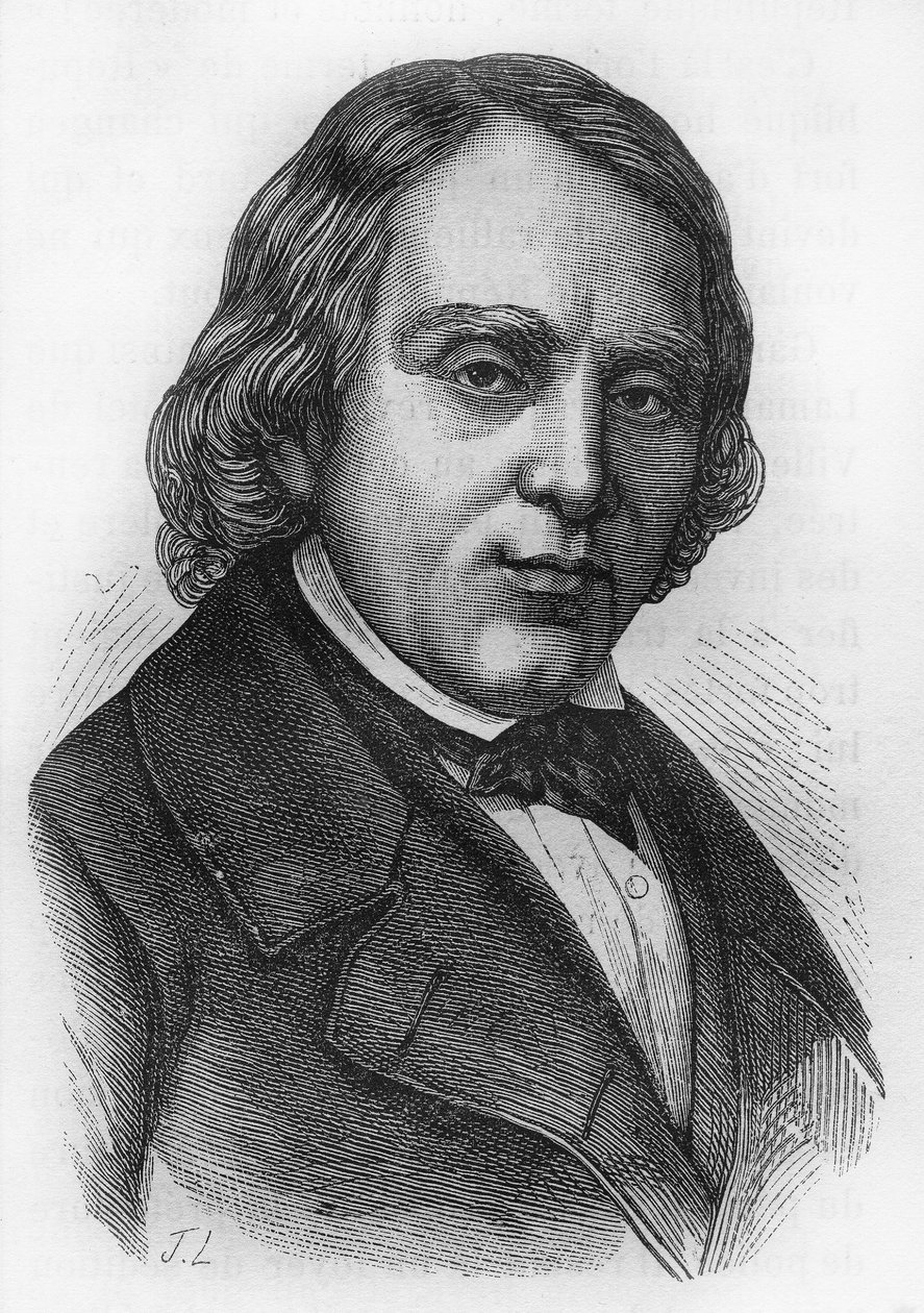 Porträt von François Vincent Raspail (1794-1878), französischer Biologe, Chemiker und Politiker von French School