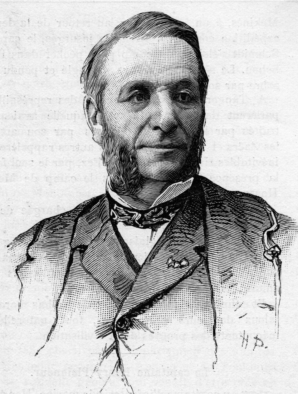 Porträt von Georges Guiffrey (1827-1887), Senator der Hautes-Alpes zwischen 1879-1887. von French School