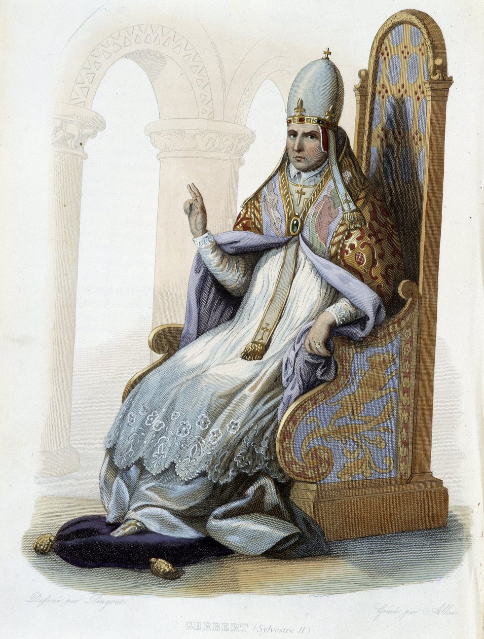 Porträt von Gerbert d