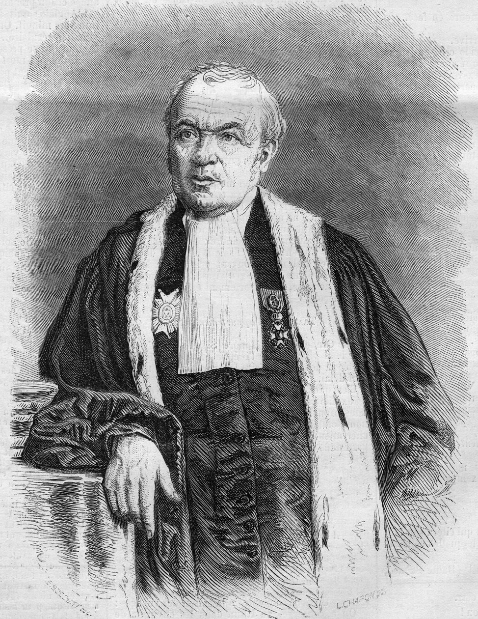 Porträt von Gustave Louis Chaix d
