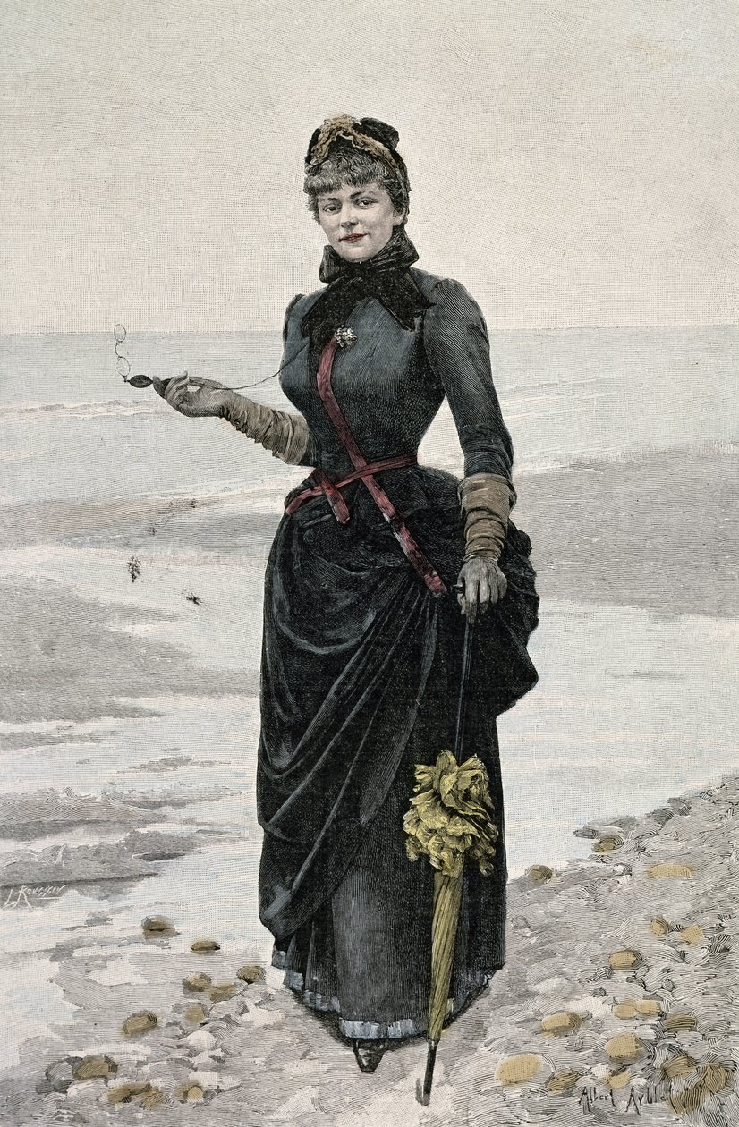 Porträt von Gyp (Sibylle Gabrielle Marie Antoinette Riquetti de Mirabeau, Gräfin von Martel de Janville) (1849-1932), französische Schriftstellerin von French School
