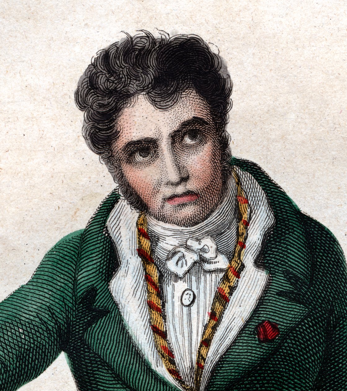 Porträt von Jacques Louis David (1748-1825), französischer Maler von French School