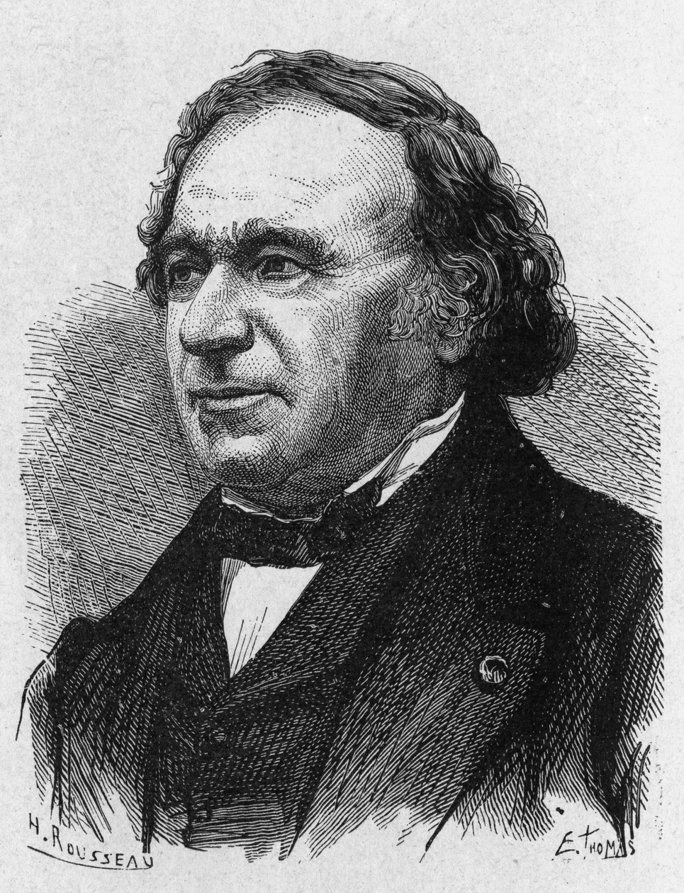 Porträt von Jean Baptiste Dumas (1700-1884) - in „Album der Wissenschaft; berühmte Gelehrte; Große Entdeckungen“ 1896. von French School