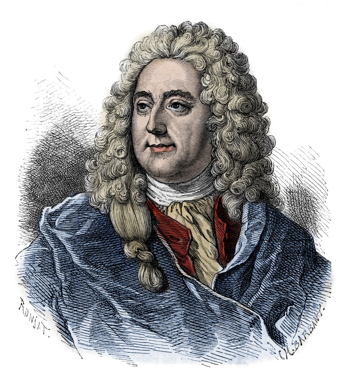 Porträt von John Law, schottischer Finanzverantwortlicher von French School