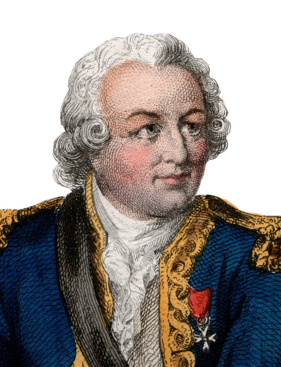 Porträt von Louis Antoine, Comte de Bougainville (1729-1811), französischer Admiral und Entdecker von French School