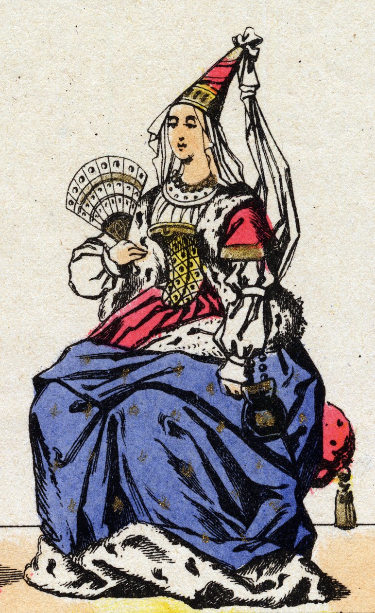 Porträt von Maria von Anjou, Königin von Frankreich (1404-1463), Ehefrau von Karl VII von French School