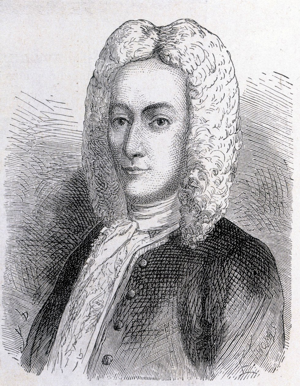 Porträt von Mathieu Dutilh (1715-1791) - im „Album der Wissenschaft; berühmte Gelehrte; Große Entdeckungen“ 1896. von French School