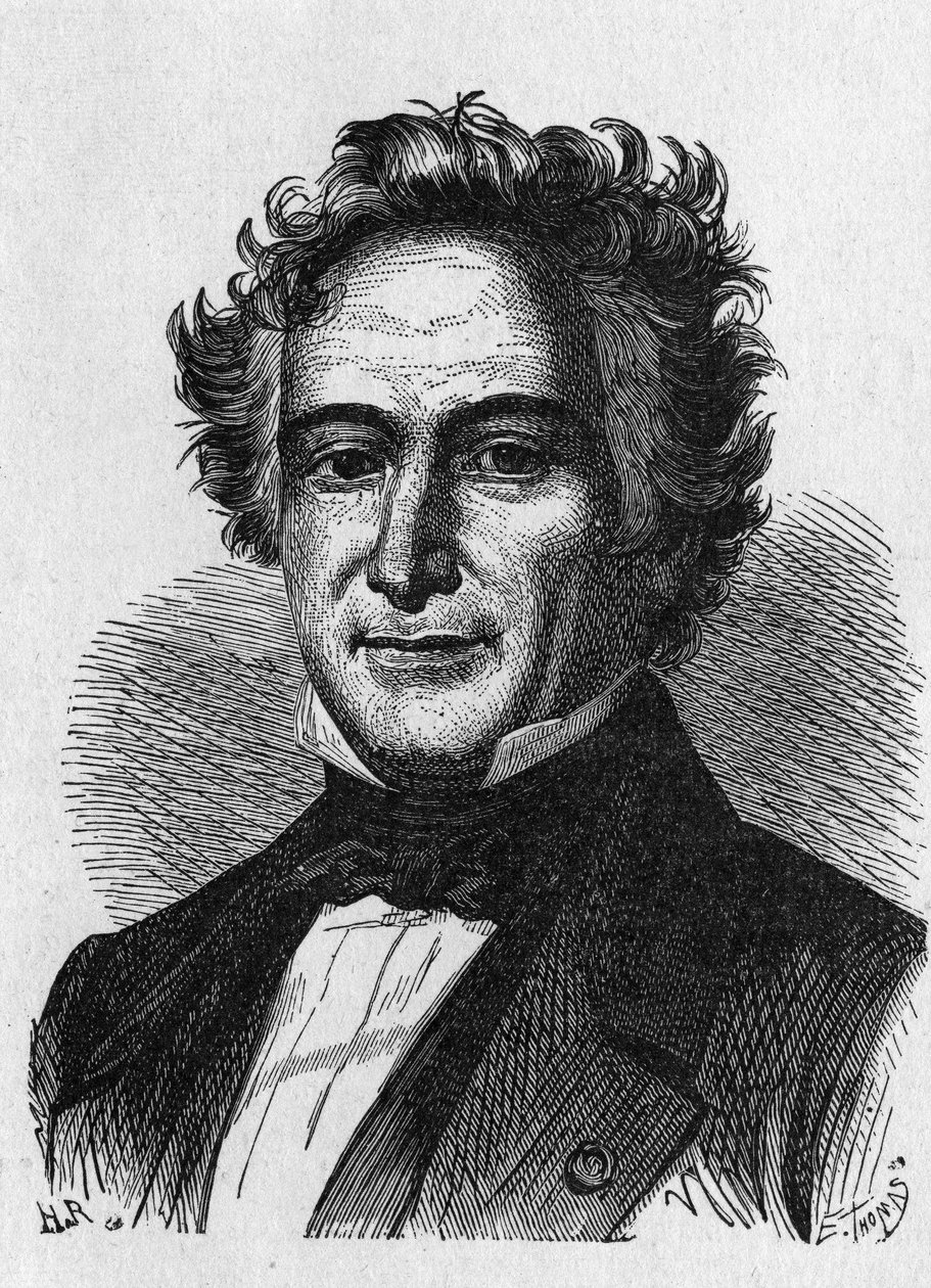Porträt von Michel Eugène Chevreul (1786-1889), französischer Chemiker - in „Album der Wissenschaft; berühmte Wissenschaftler; Große Entdeckungen“ 1896 von French School