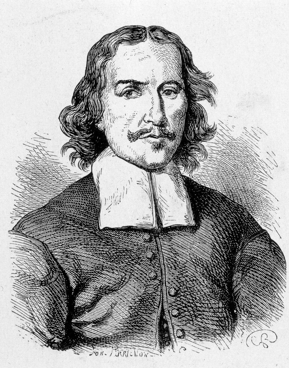 Porträt von Otto von Guericke von French School