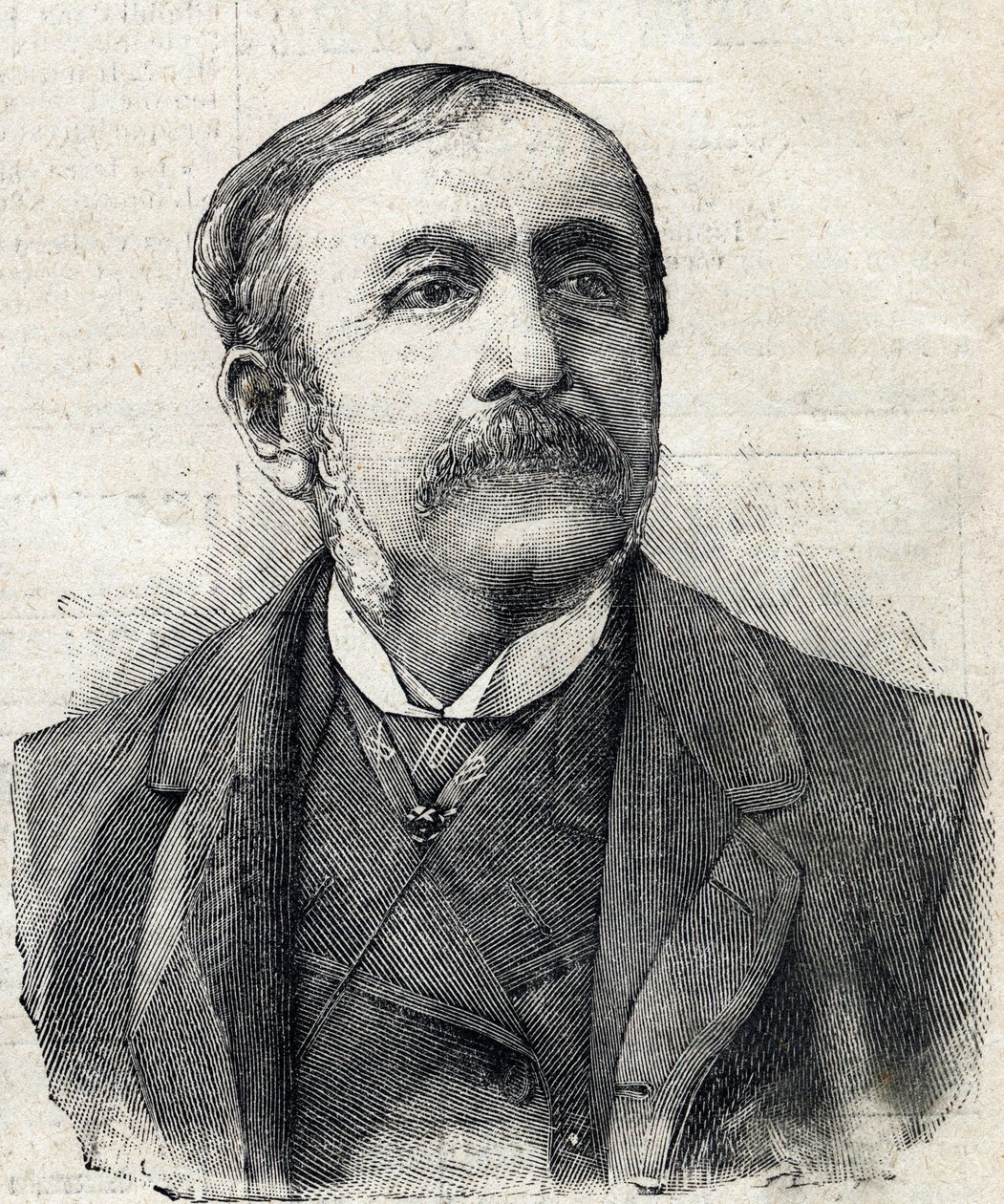 Porträt von Paul, Graf von Remusat (1831-1897) französischer Journalist und Schriftsteller von French School