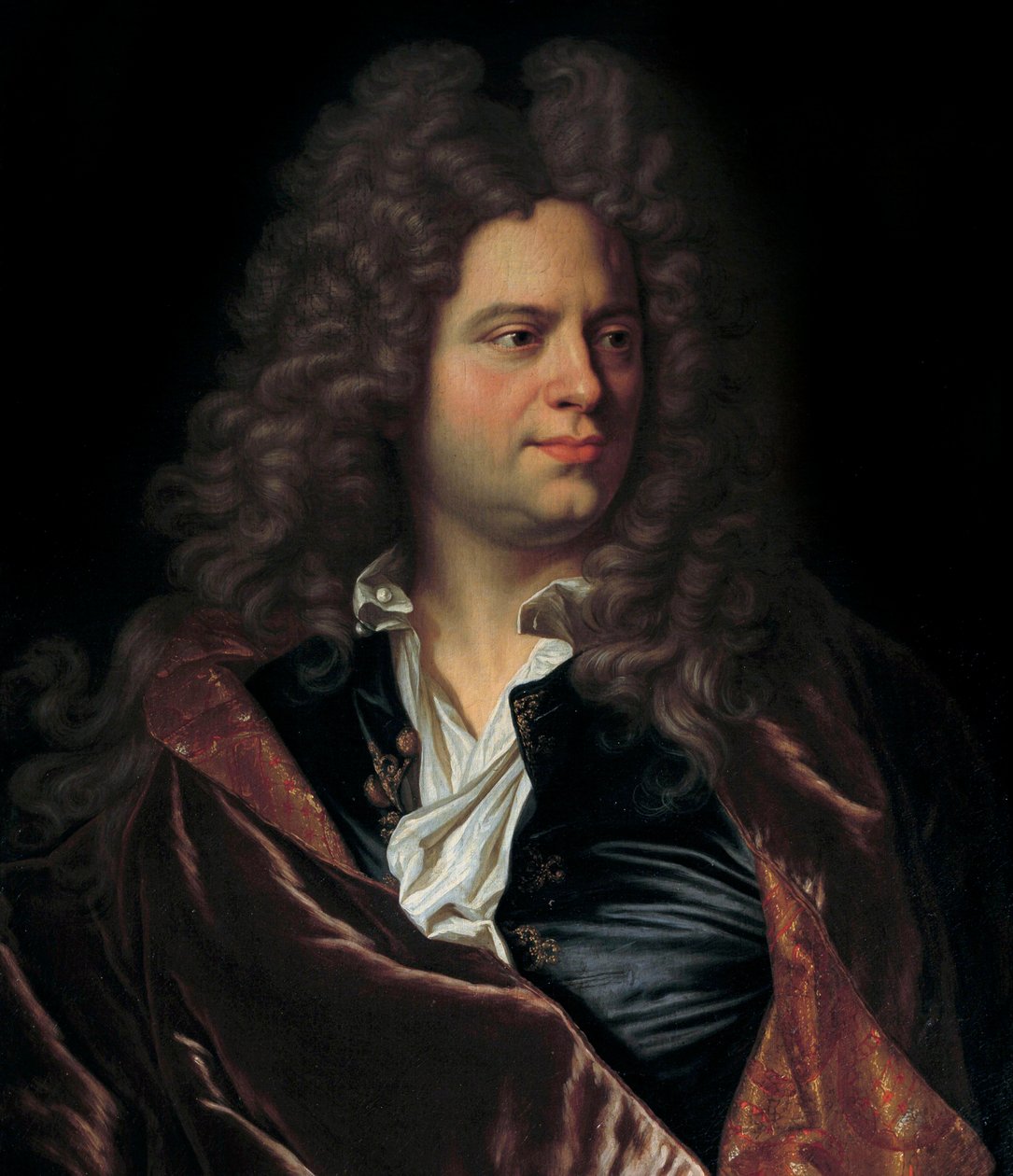 Porträt des französischen Schriftstellers Jean de La Bruyere (1645-1696) von French School