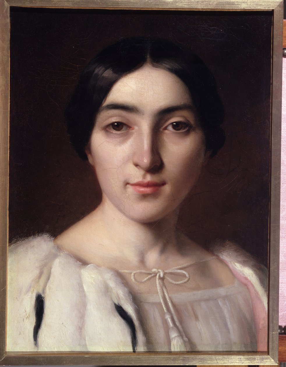 Porträt vermutlich von Adèle Hugo (1830-1915) von French School