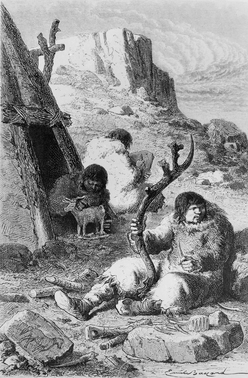 Prähistorische Künstler, aus L