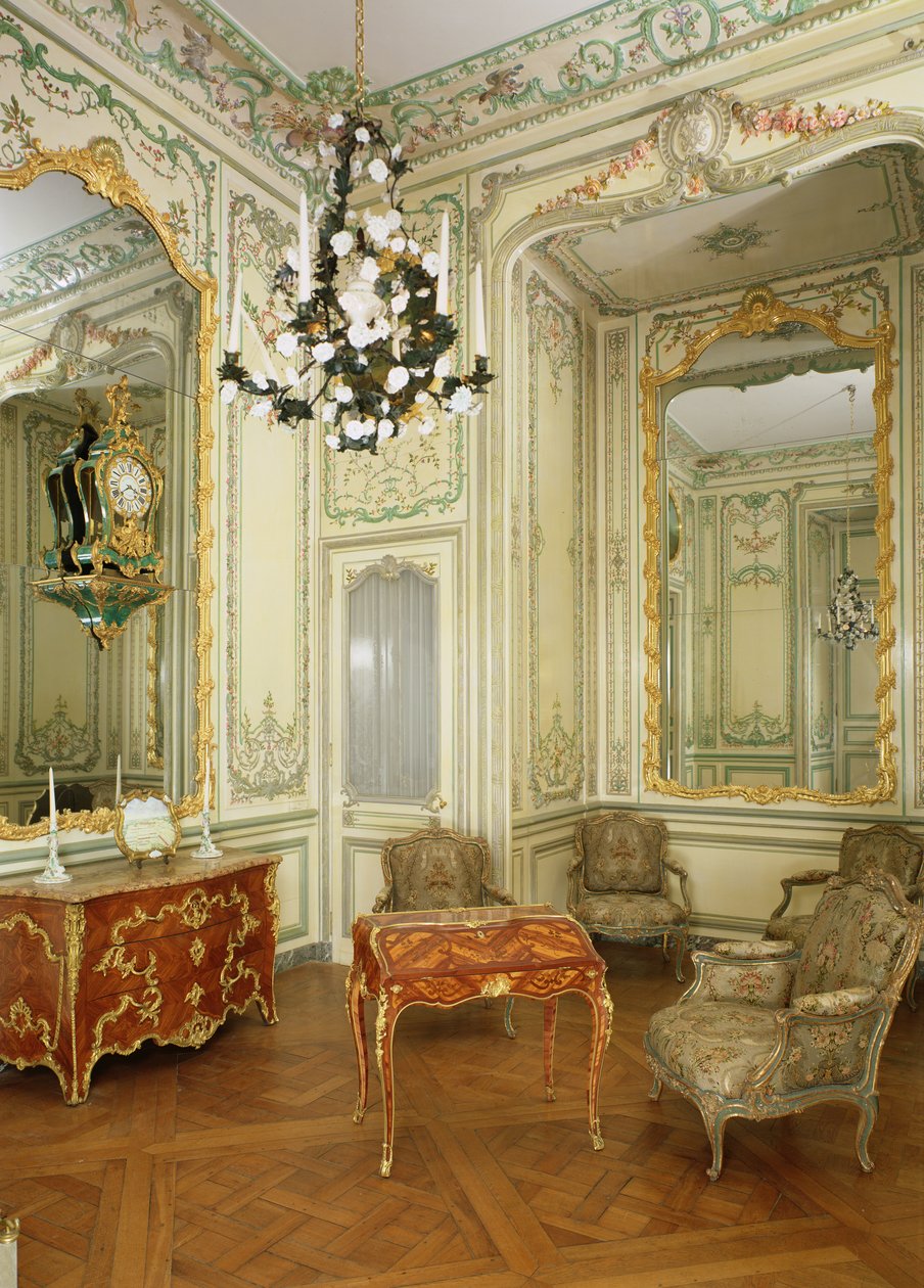 Privatzimmer der Dauphine Marie-Josephe de Saxe (1731-67) von French School