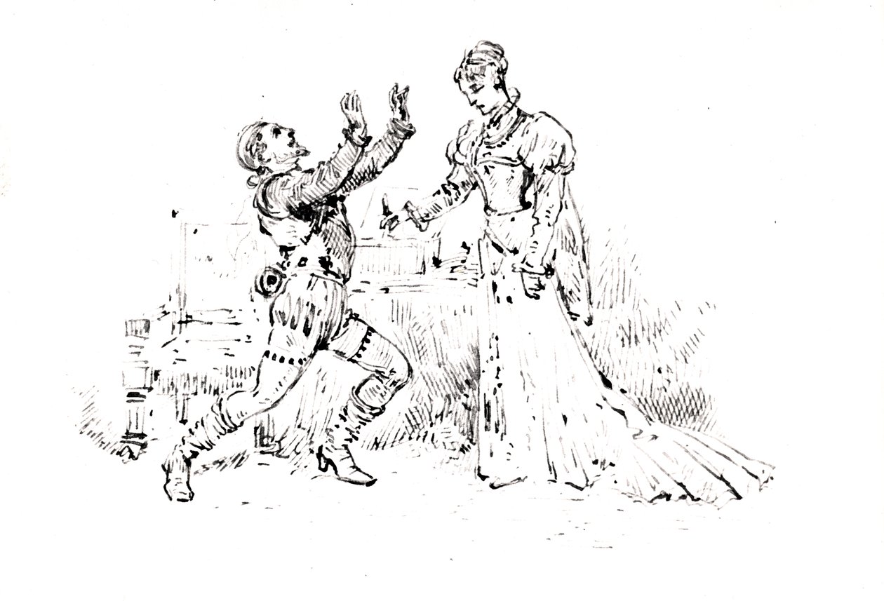 Produktionsheft für Ruy Blas (1838) von Victor Hugo, 1880 von French School