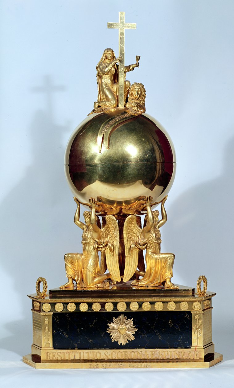 Reliquiar der Dornenkrone, 26. Oktober 1804 (Gold) von French School