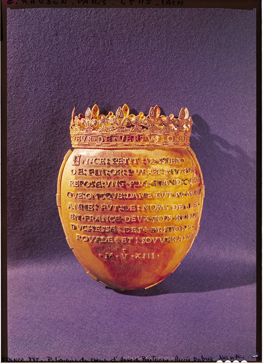 Reliquiar des Herzens von Anne de Bretagne (1477-1514) Herzogin der Bretagne, 1514 von French School