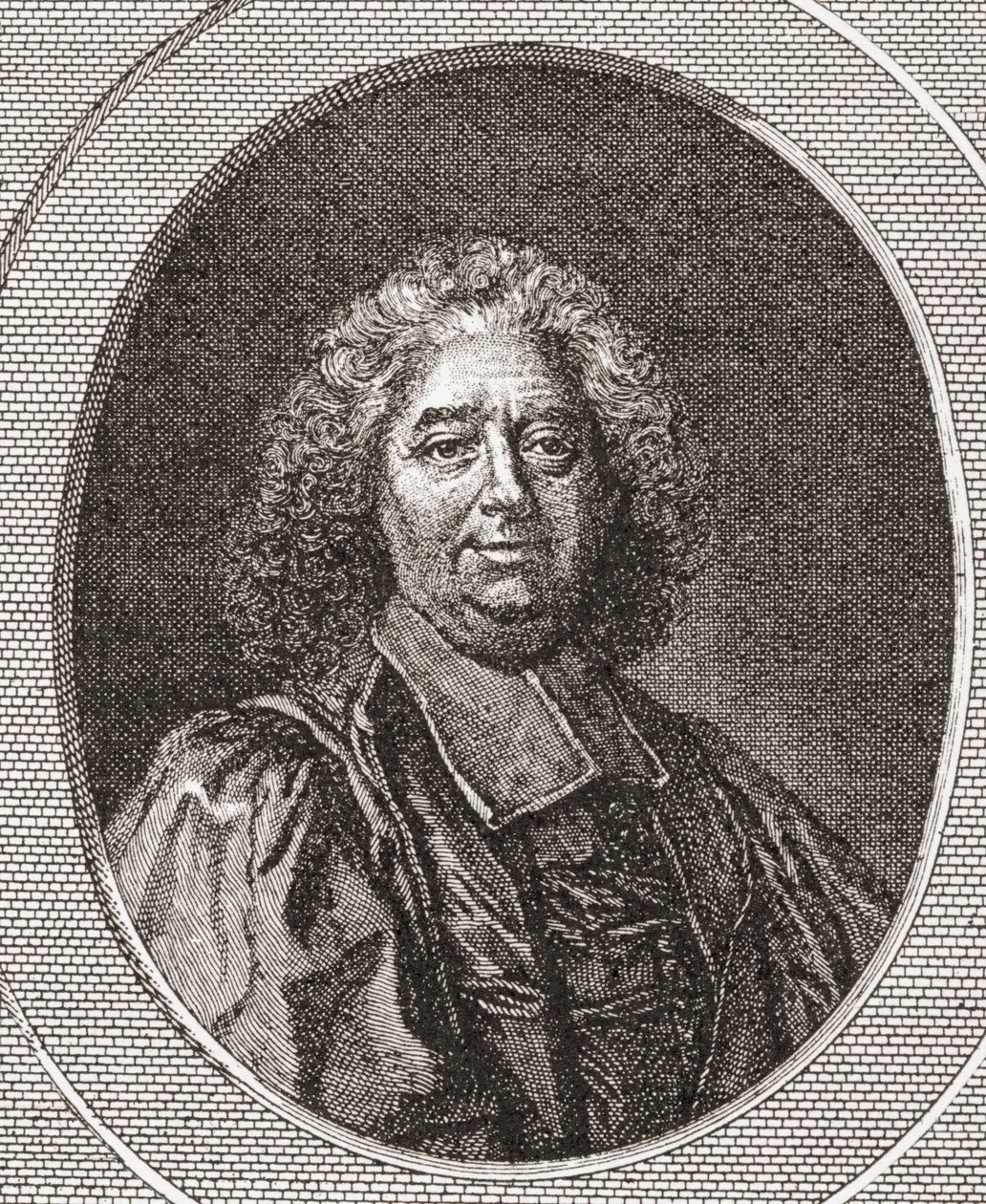René Pucelle, 1655-1745. Französischer Magistrat und Abt von Saint Leonard Corbigny. Aus Les Heures Libres, veröffentlicht 1908. von French School