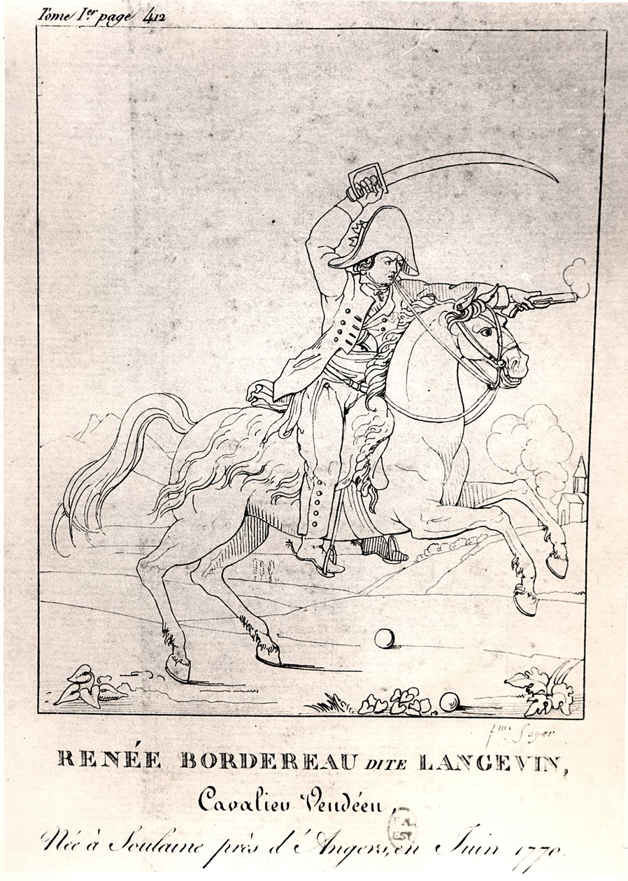 Renee Bordereau, genannt Langevin (1770-1828) von French School