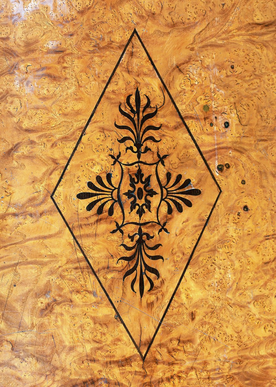 Restaurationsstil (Charles X) Esstisch aus Esche mit Amaranth-Einlagen, Frankreich von French School