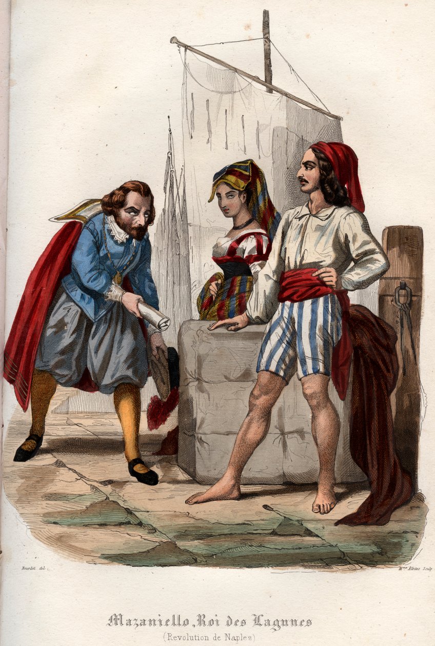 Aufstand gegen die spanische Habsburgerherrschaft in Neapel im Jahr 1647 von French School