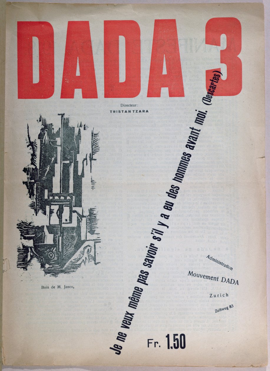 Revue Dada Nr. 3, Dezember 1918 von French School