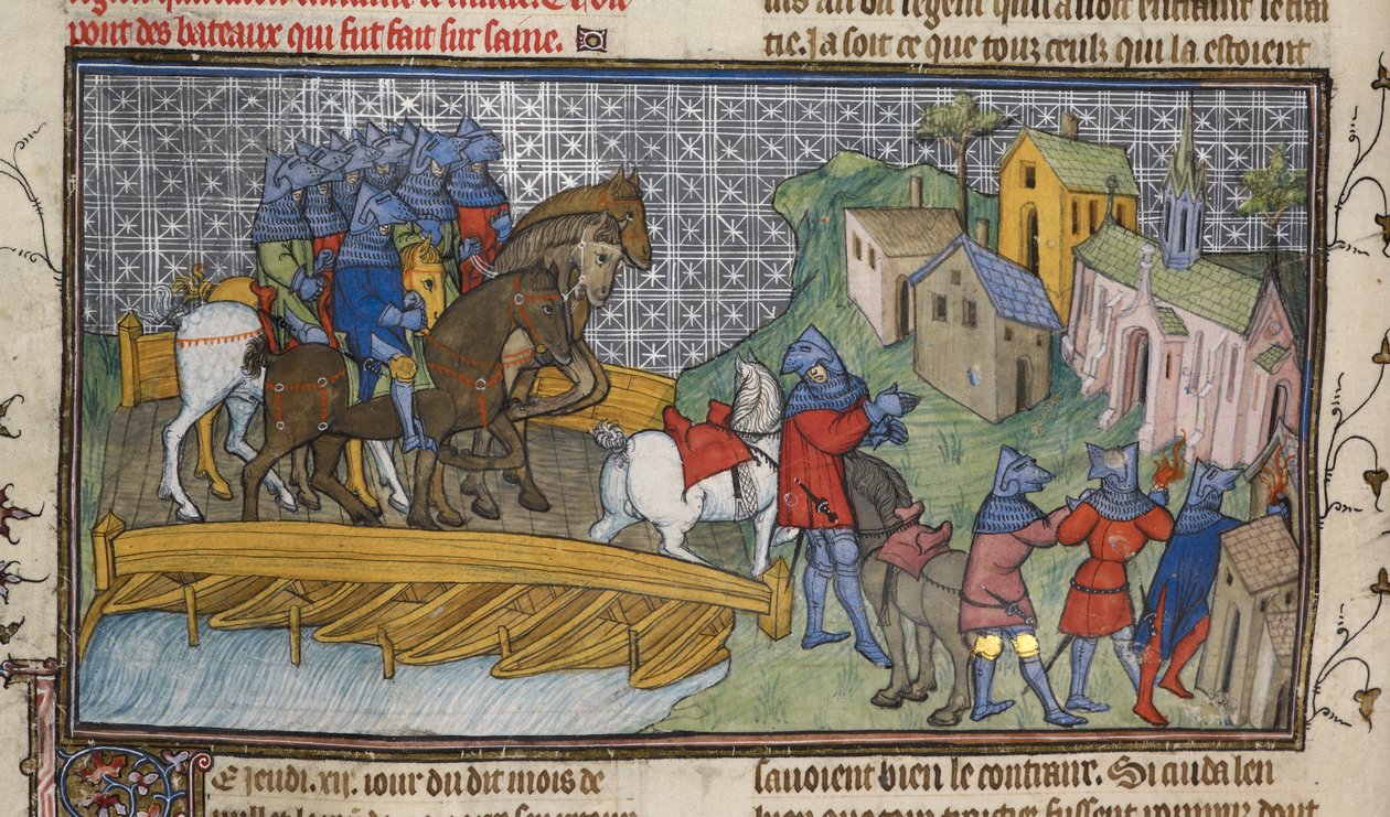 Passage der Seine, Illustration aus den 