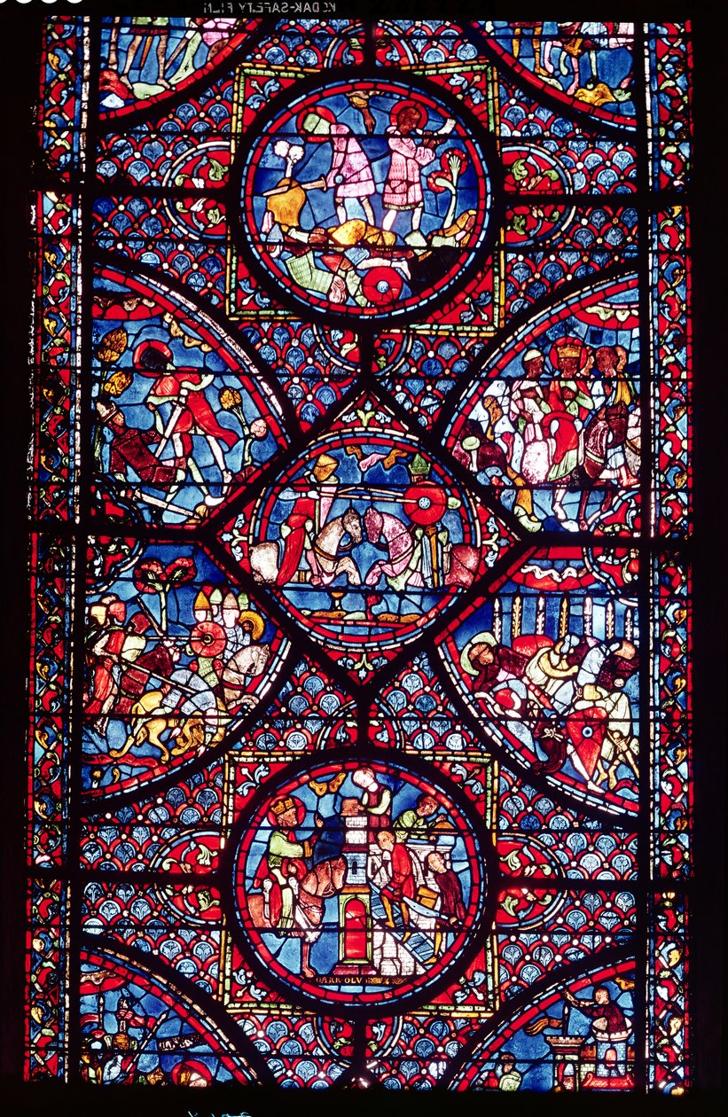 Szenen aus dem Leben Karls des Großen (747-814) aus dem Umgang, ca. 1215-25 von French School