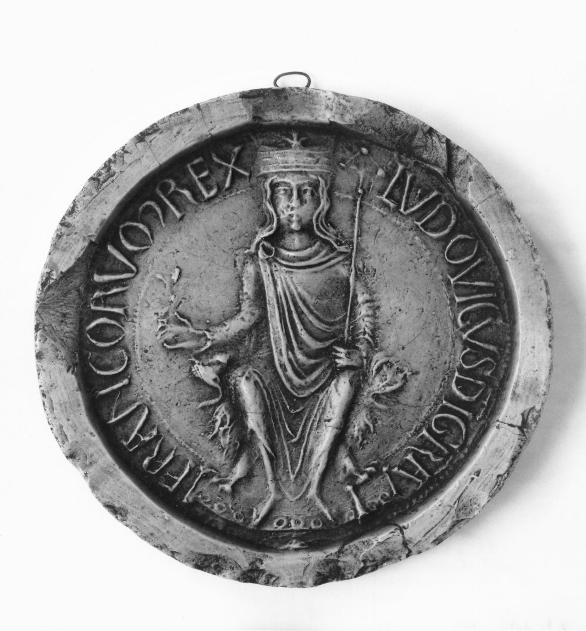 Siegel von Ludwig VII (1120-80) 1175 von French School