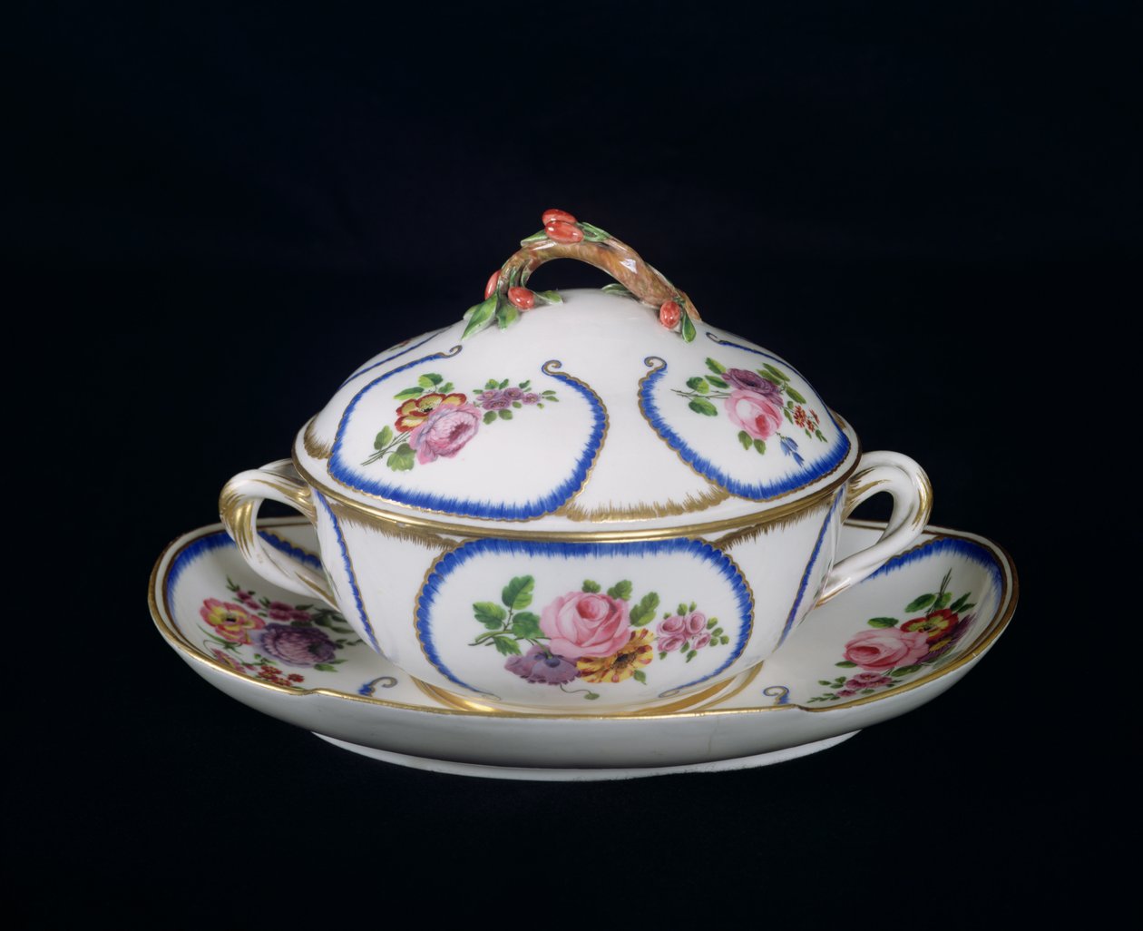 Sevres-Schale und -Teller, 1764 (Porzellan) von French School