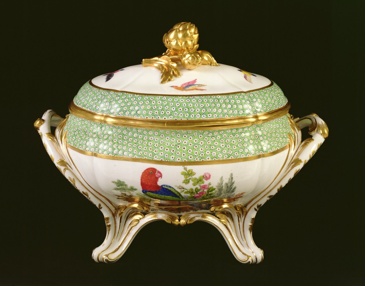 Sevres-Terrine aus dem Eden-Service, Malermarke Pierre-Joseph Rosset, 1788 von French School