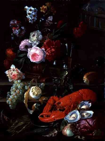 Stillleben mit Hummer, ca. 1700 von French School